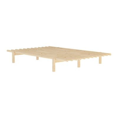 Pat matrimonial din lemn masiv de pin cu somieră 140x200 cm Pace – Karup Design Pat matrimonial din lemn masiv de pin cu somieră 140x200 cm Pace – Karup Design