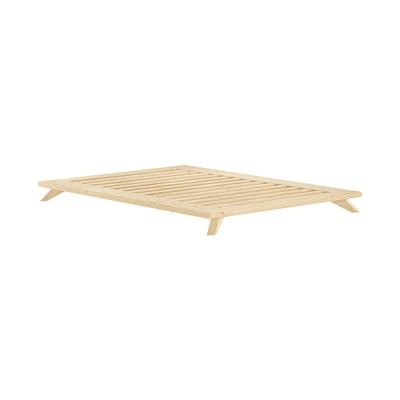 Pat matrimonial din lemn masiv de pin cu somieră 180x200 cm Senza – Karup Design Pat matrimonial din lemn masiv de pin cu somieră 180x200 cm Senza – Karup Design
