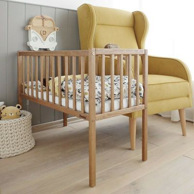 Patut mic, co-sleeping din lemn, Classic Vintage 90 x 40 cm