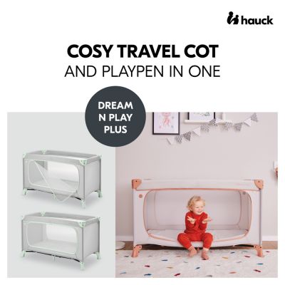 Patut de voiaj usor pliabil Hauck Dream N Play Plus Dusty Mint