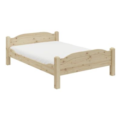 Pat în culoare naturală din lemn de pin 90x200 cm Liva – Olivia Living