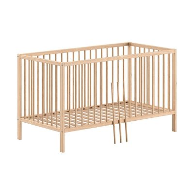 Pătuț în culoare naturală din lemn de pin 70x140 cm DINO – Vipack