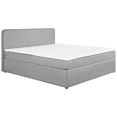 PAT TIP BOXSPRING FĂRĂ ARCURI 140/200 cm gri deschis