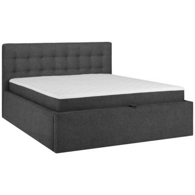 PAT TIP BOXSPRING FĂRĂ ARCURI 160/200 cm in antracit