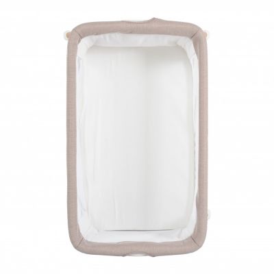 Patut Co-sleeper cu cos pentru accesorii si plasa Kalinihta Premium Beige