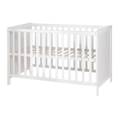 Pătuț alb co-sleeping 60x120 cm Hamburg – Roba